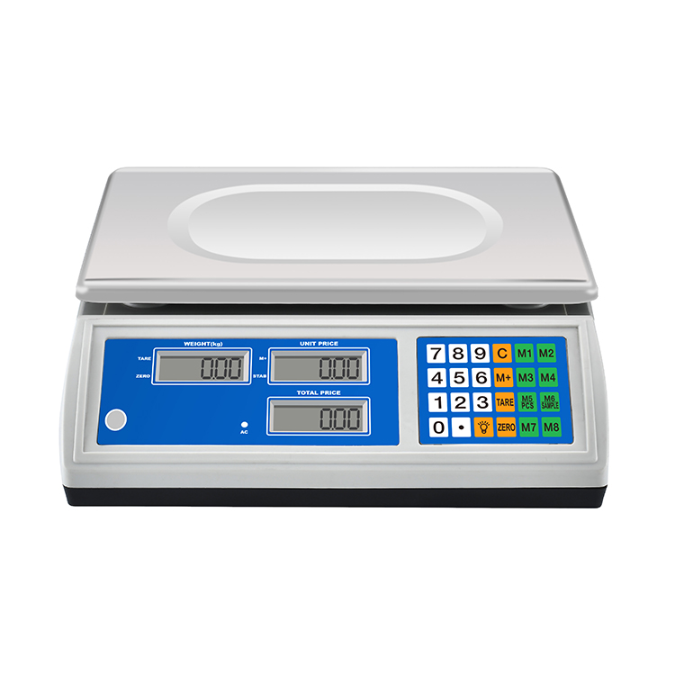 RJ-5011 LED / LCD Pantalla de alta precisión de alta precisión de 30 kg Computación básica de pesaje electrónico